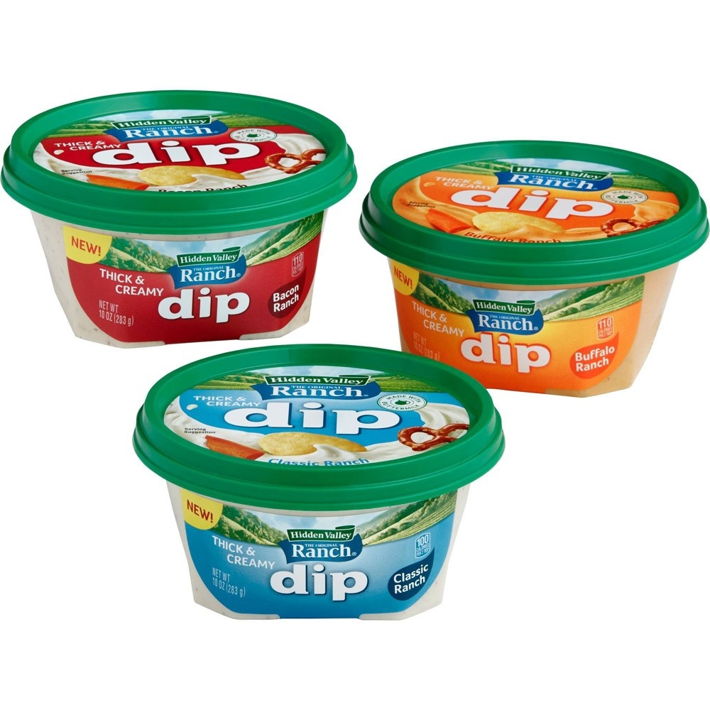 slide 6 of 7, Hidden Valley Classic Ranch Ready-to-Eat Dip, 10 oz