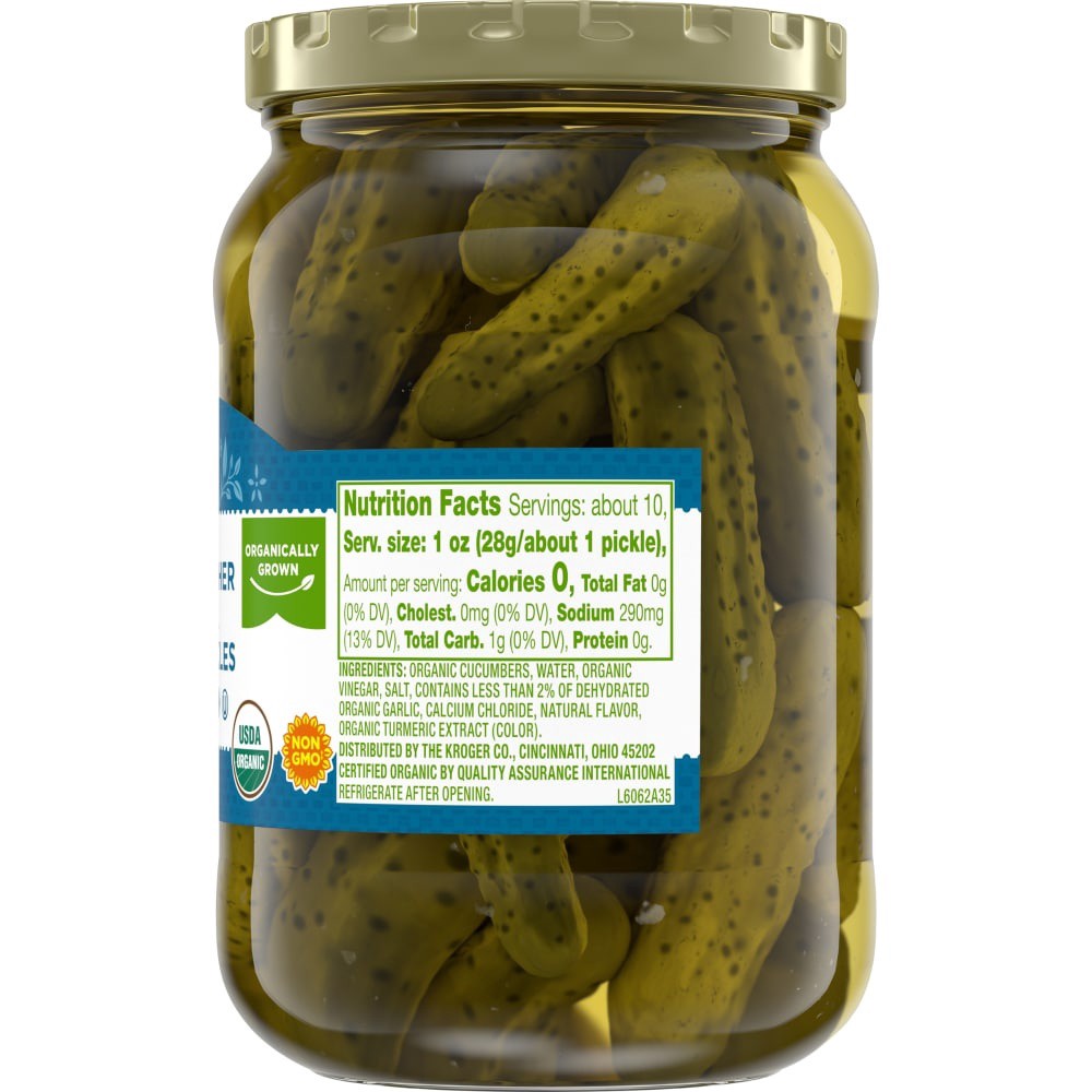 slide 2 of 3, Simple Truth Organic Dill Pickles 16 oz, 16 oz