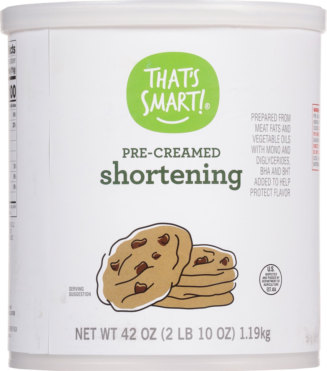 slide 6 of 9, That's Smart! Pre-Creamed Shortening 42 oz, 42 oz