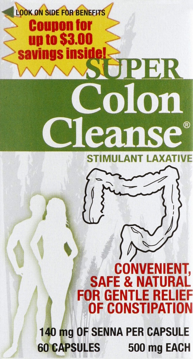 slide 1 of 5, Health Plus Super Colon Cleanse 60 ea, 60 ct