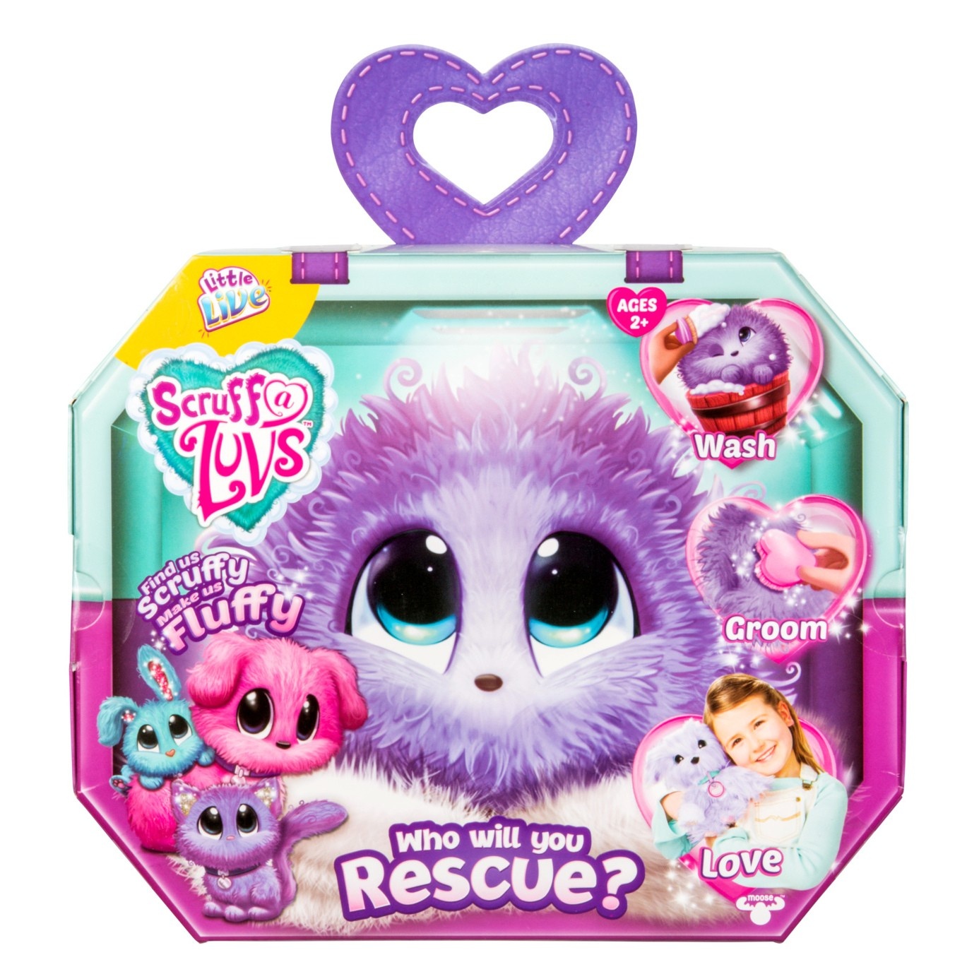 slide 1 of 16, Little Live Pets Scruff-A-Luv - Lilac, 1 ct