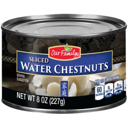 Our Family Sliced Water Chestnuts - 8 oz