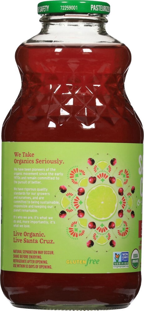slide 4 of 4, Santa Cruz Organic Cherry Limeade 32 fl oz, 32 fl oz