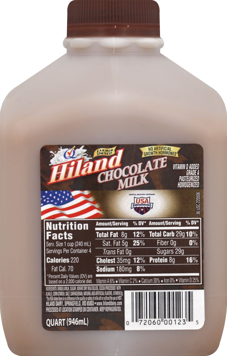 slide 2 of 4, Hiland Dairy Milk Chocolate, 32 oz