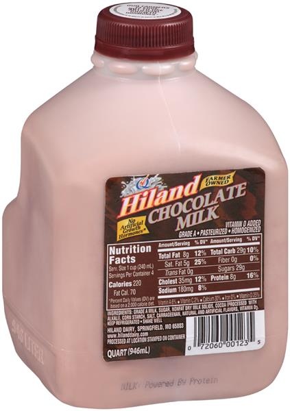 slide 1 of 1, Hiland Dairy Milk Chocolate, 32 oz