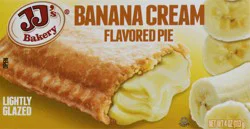 JJ's Bakery Lightly Glazed Banana Cream Pie 4 oz