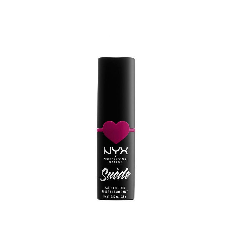 slide 1 of 3, NYX Professional Makeup Suede Matte Lipstick - Vegan Formula - Clinger - .12oz, 0.12 oz