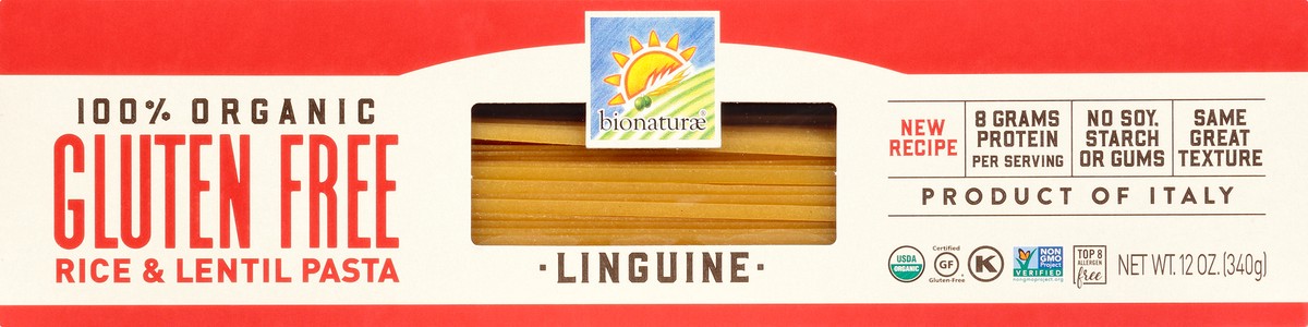 slide 1 of 9, Bionaturae Gluten Free Pasta Linguine, 12 oz