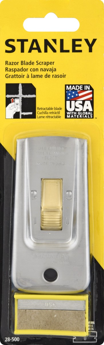 slide 1 of 9, STANLEY Razor Blade Scraper 1 ea, 1 ct