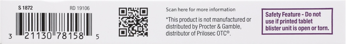 slide 5 of 9, Signature Care Omeprazole 20 Mg Delayed Release Tablets, 14 ct