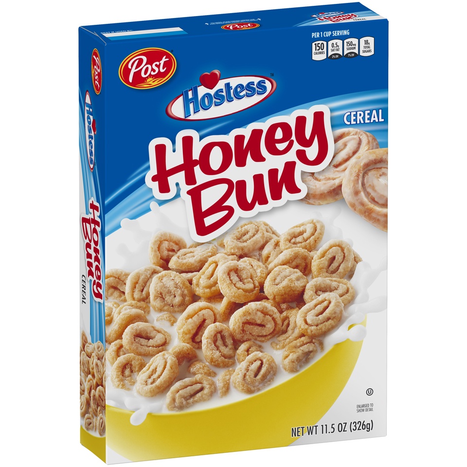 slide 6 of 8, Post Hostess Honey Bun Cereal, 11.5 oz