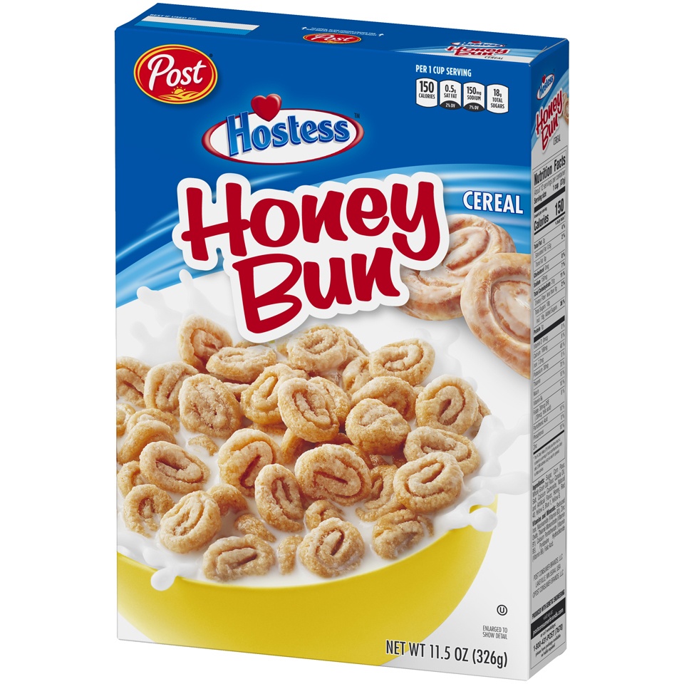 slide 7 of 8, Post Hostess Honey Bun Cereal, 11.5 oz