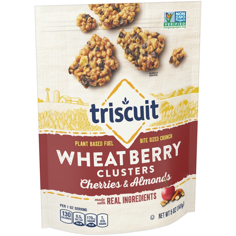 slide 6 of 7, Triscuit Wheat Berry Cherries A, 5 oz