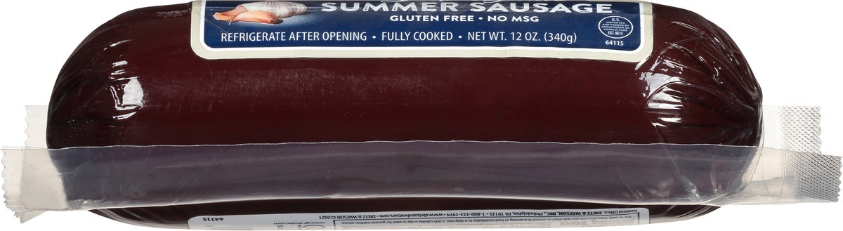 slide 6 of 9, Dietz & Watson Beef & Garlic Summer Sausage 12 oz, 12 oz