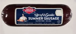 Dietz & Watson Beef & Garlic Summer Sausage 12 oz