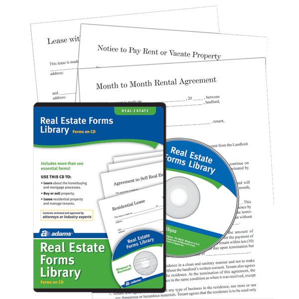 slide 1 of 1, Adams Real Estate Forms Library, 1 ct