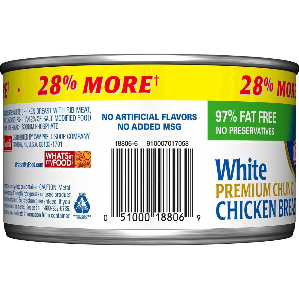 slide 69 of 94, Swanson Premium White Chunk Chicken Breast in Water - 12.5oz, 12.5 oz