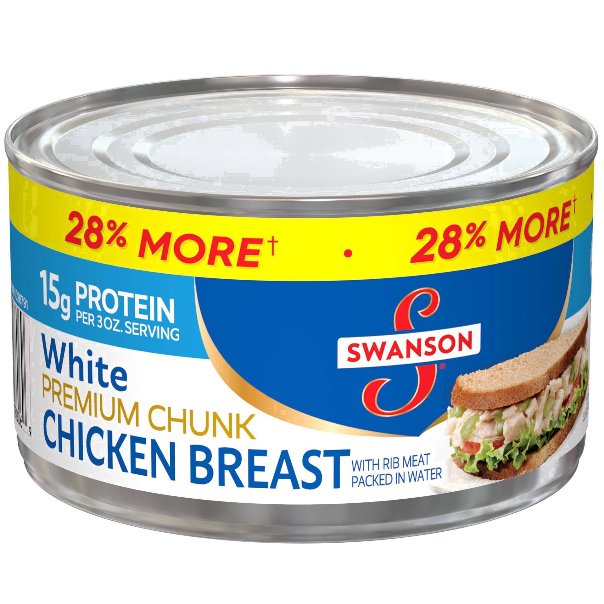 slide 68 of 94, Swanson Premium White Chunk Chicken Breast in Water - 12.5oz, 12.5 oz