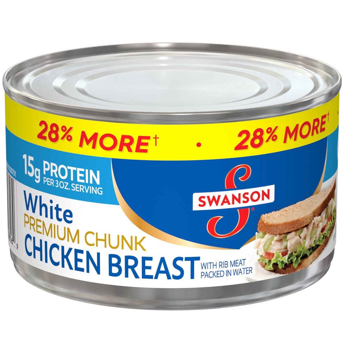 slide 54 of 94, Swanson Premium White Chunk Chicken Breast in Water - 12.5oz, 12.5 oz