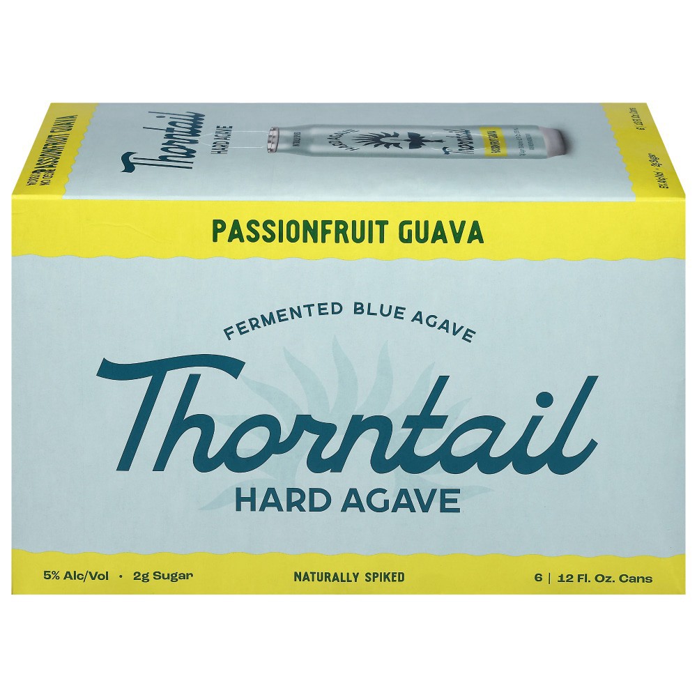 slide 3 of 3, Thorntail Passionfruit Guava Hard Agave, 6 ct; 12 fl oz