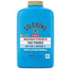 Gold Bond Medicated Foot Powder Maximum Strength Talc-Free