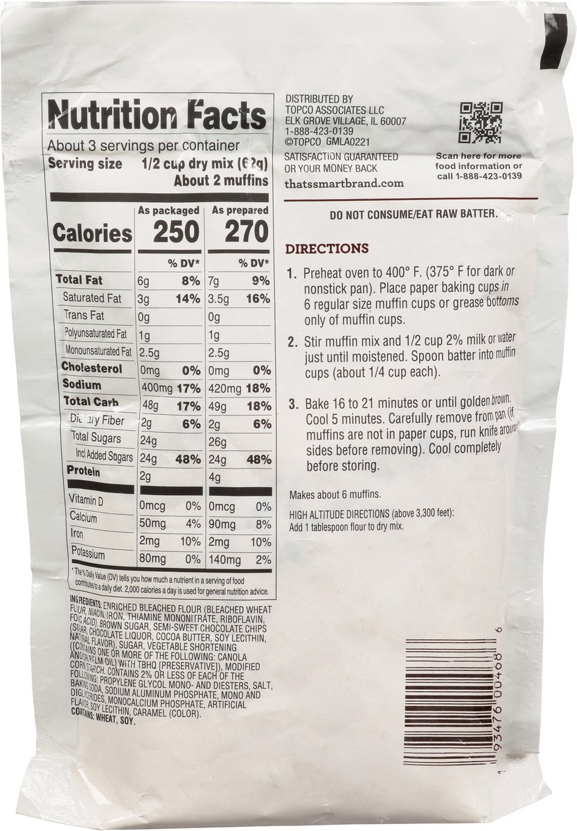 slide 15 of 19, That's Smart! Chocolate Chip Muffin Mix 6.5 oz, 6.5 oz