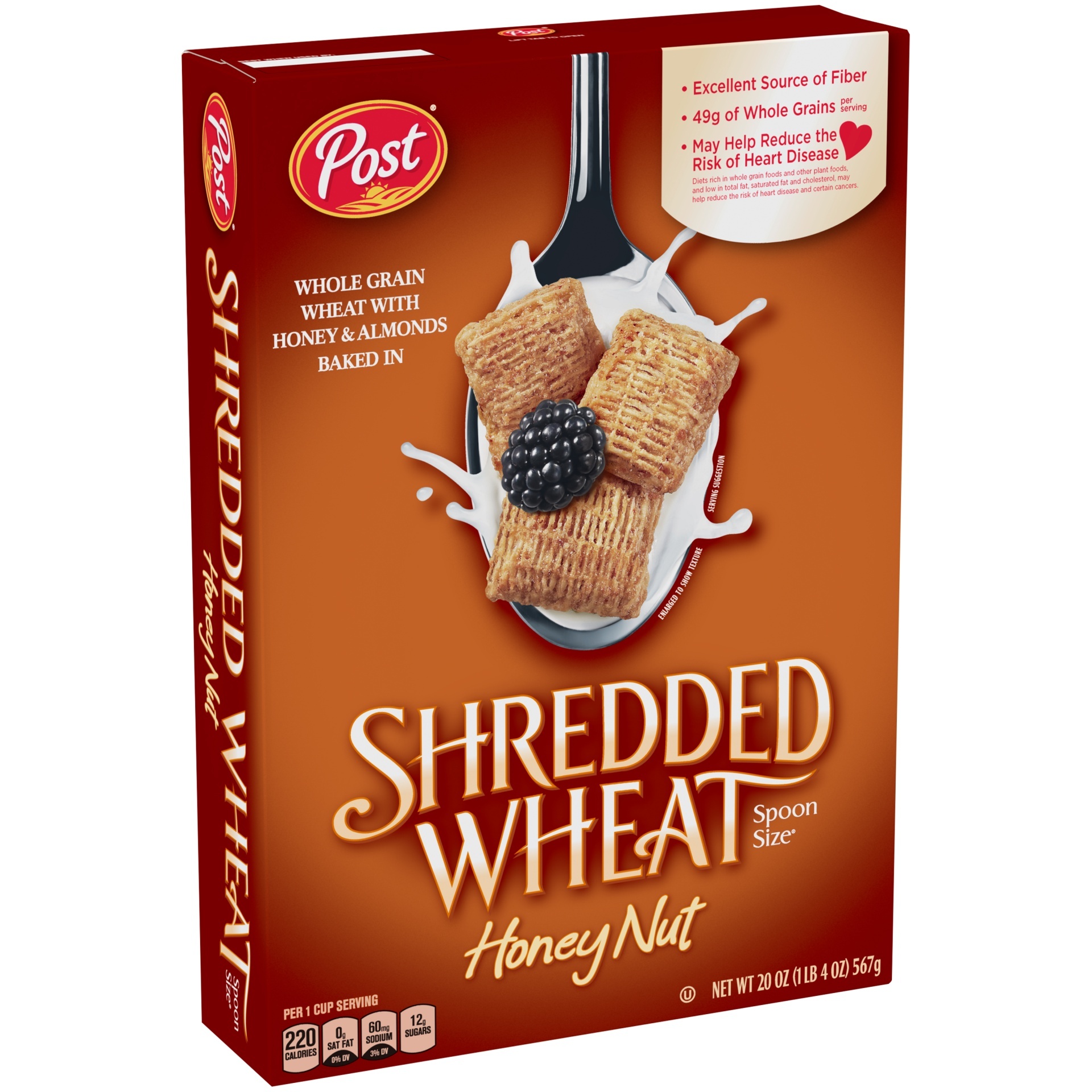 slide 1 of 1, Shredded Wheat Cereal 20 oz, 20 oz