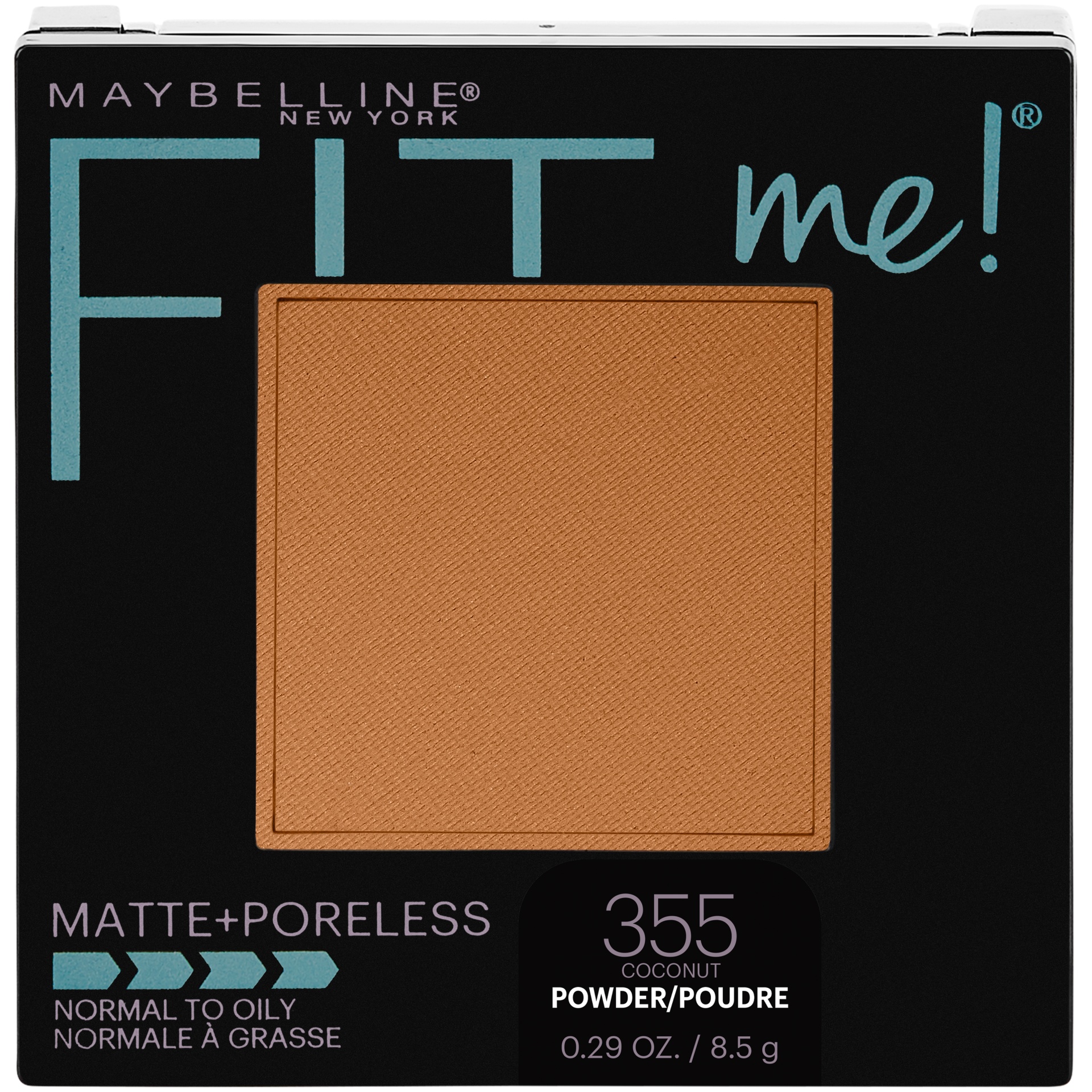 slide 2 of 3, Maybelline New York Maybelline Fit Me! Matte + Poreless Pressed Face Powder, Coconut, 0.29 oz