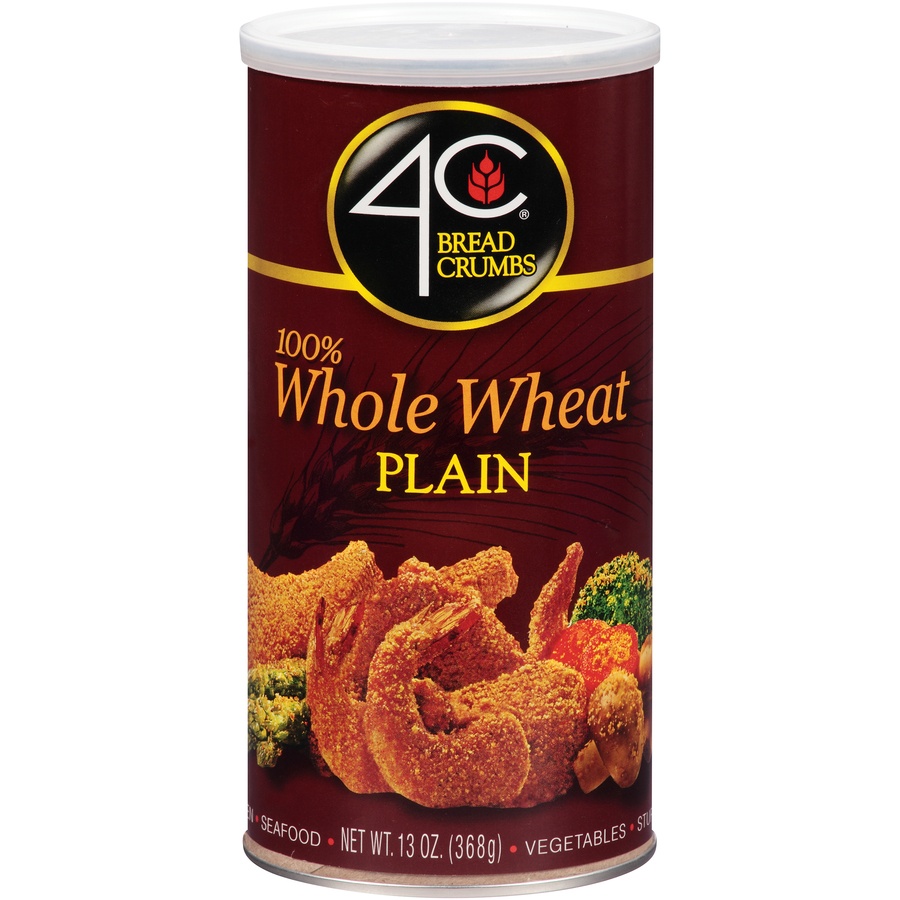 slide 1 of 8, 4C Bread Crumbs, 100% Whole Wheat, Plain, 13 oz