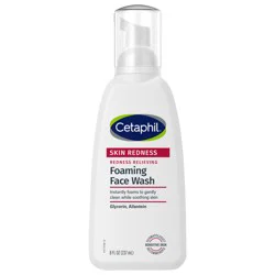Cetaphil Redness Relieving Foaming Face Wash, 8 oz