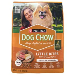 Purina Dog Chow Little Bites With Real Chicken And Beef Small Breed Dry Dog Food