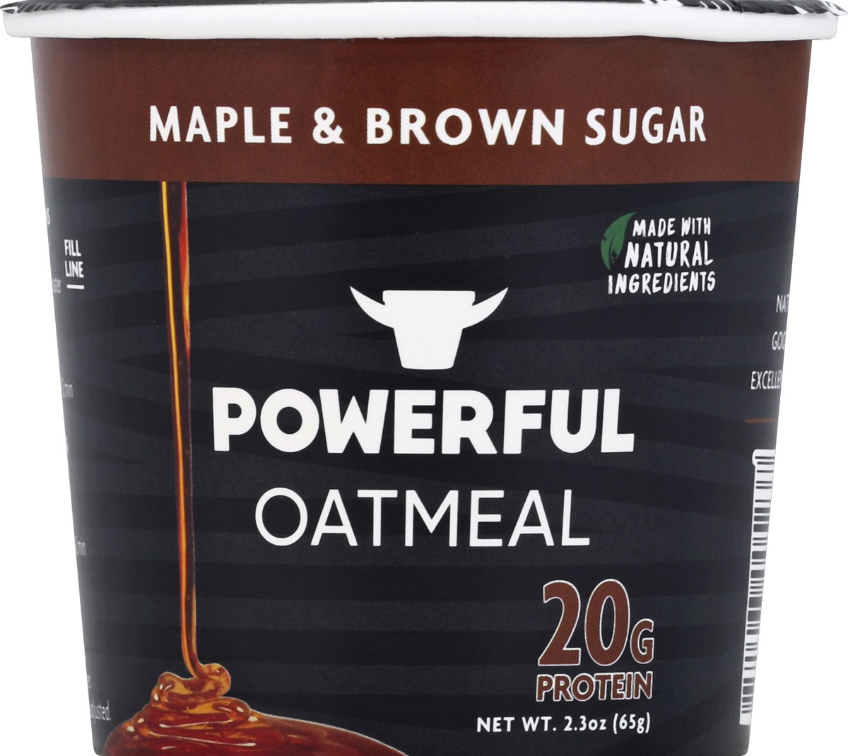 slide 2 of 3, Powerful Maple & Brown Sugar Oatmeal, 2.29 oz