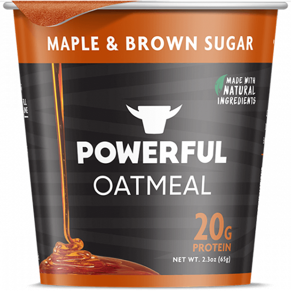 slide 1 of 3, Powerful Maple & Brown Sugar Oatmeal, 2.29 oz