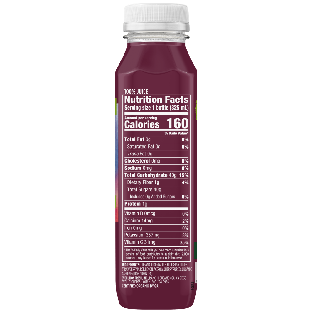 slide 4 of 4, Evolution Fresh Organic Super Berry Energy Drink, 11 fl oz