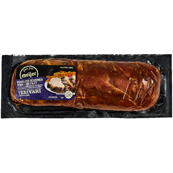 slide 1 of 1, Meijer Teriyaki Style Pork Filet, per lb