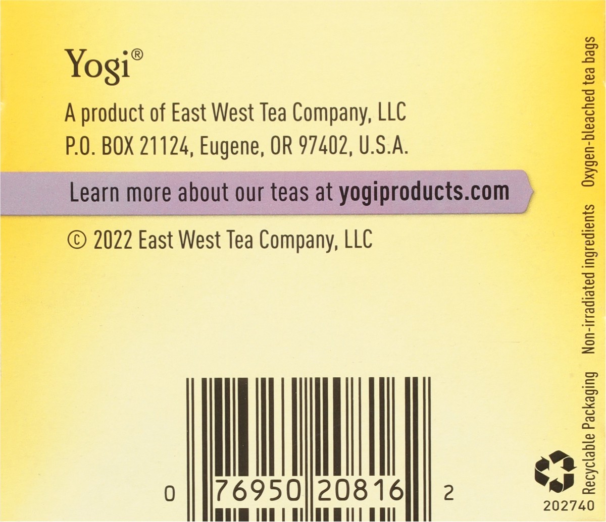 slide 7 of 10, Yogi Tea Elderberry Lemon Balm Immune Plus Stress, Herbal Tea Bags- 16 ct, 16 ct