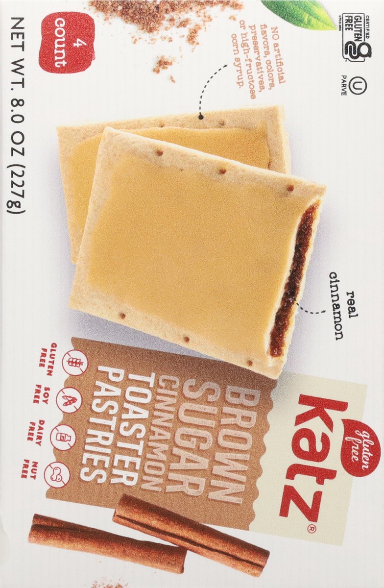 slide 16 of 16, Katz Brown Sugar Cinnamon Toaster Pastries 4 ea, 4 ct
