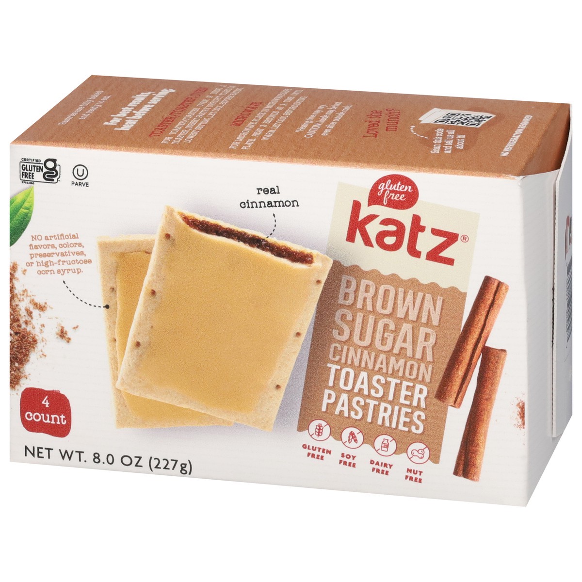 slide 5 of 16, Katz Brown Sugar Cinnamon Toaster Pastries 4 ea, 4 ct