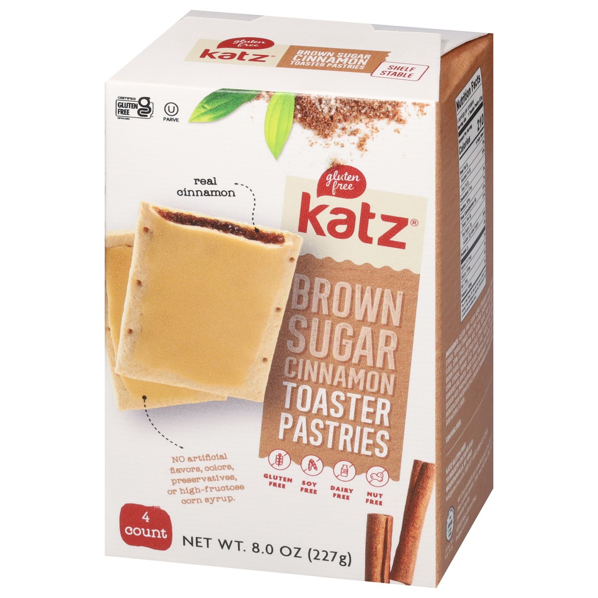 slide 8 of 16, Katz Brown Sugar Cinnamon Toaster Pastries 4 ea, 4 ct
