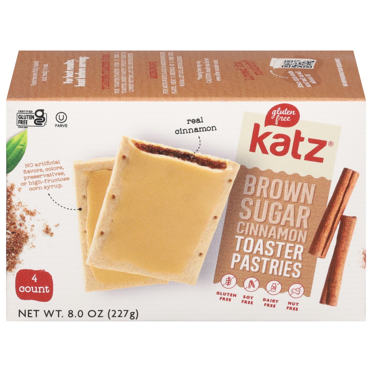 slide 6 of 16, Katz Brown Sugar Cinnamon Toaster Pastries 4 ea, 4 ct