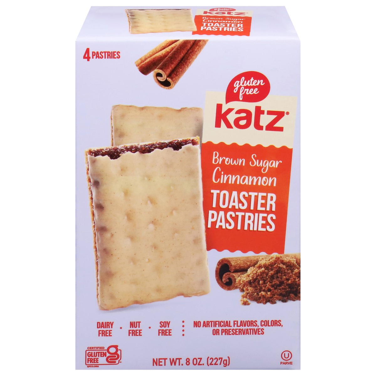 slide 1 of 16, Katz Brown Sugar Cinnamon Toaster Pastries 4 ea, 4 ct