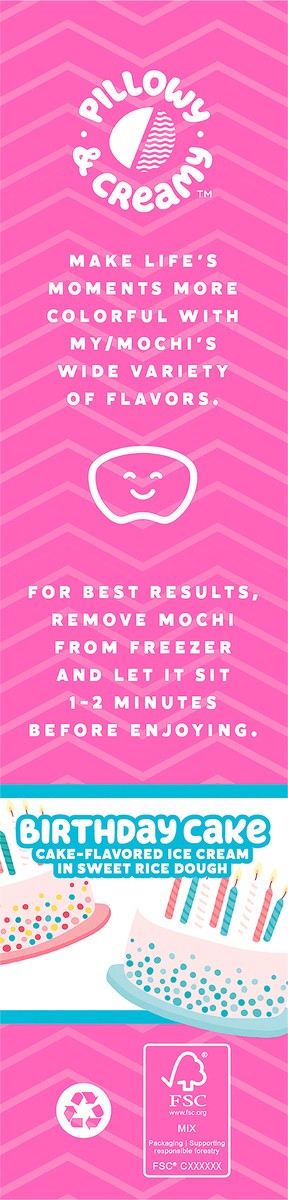 slide 12 of 14, My/Mochi Ice Cream Barbie Birthday Cake, 7.5 oz