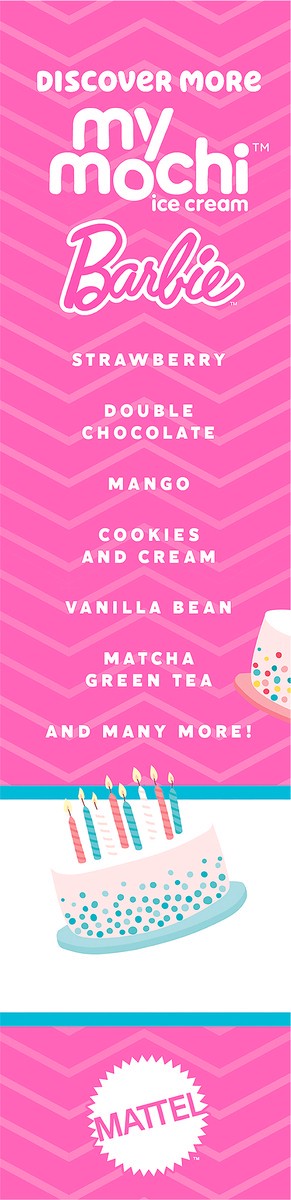 slide 8 of 14, My/Mochi Ice Cream Barbie Birthday Cake, 7.5 oz