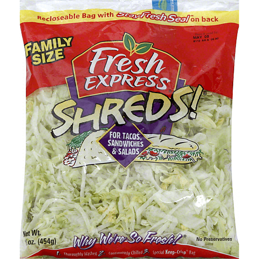 slide 2 of 2, Fresh Express Lettuce Shreds, 14 oz