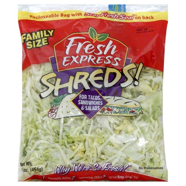 slide 1 of 2, Fresh Express Lettuce Shreds, 14 oz