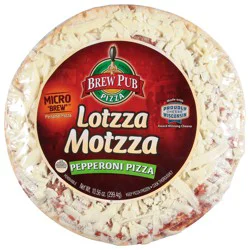 Brew Pub Pizza Lotzza Motzza Pepperoni Pizza 10.56 oz