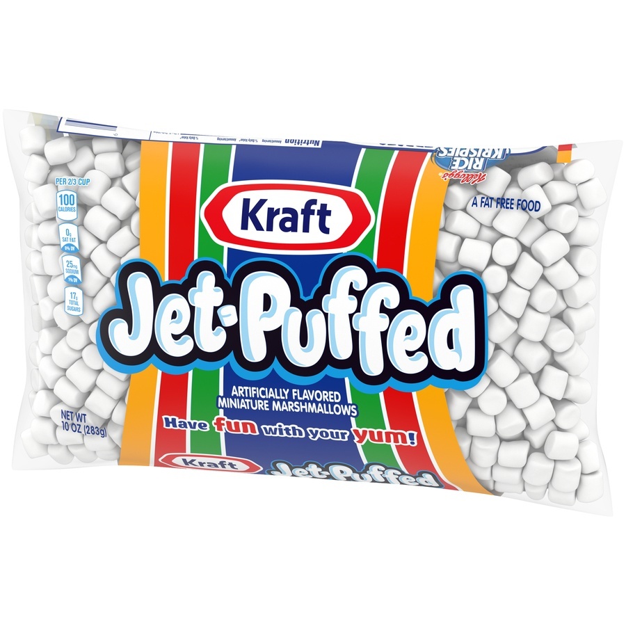 slide 3 of 8, Jet-Puffed Miniature Marshmallows, 10 oz