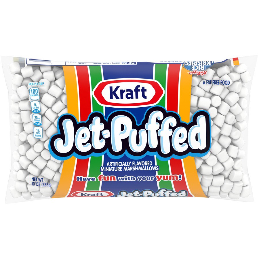 slide 1 of 8, Kraft Jet-Puffed Miniature Marshmallows, 10 oz