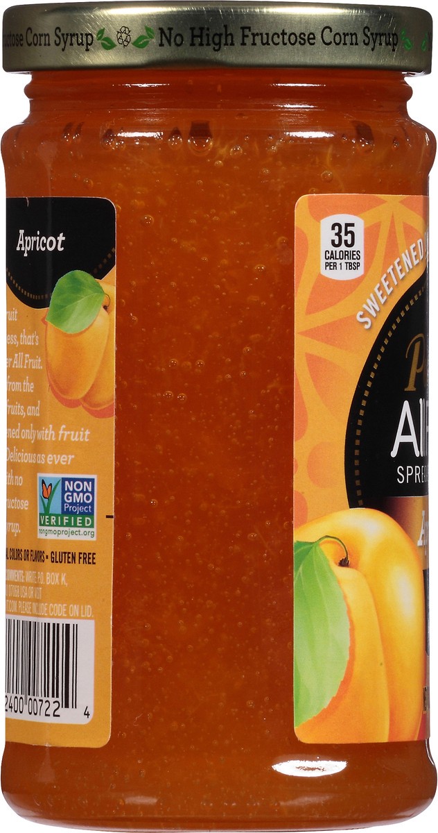 slide 7 of 7, Polaner All Fruit Gluten Free Apricot Spreadable Fruit, Apricot Fruit Spread, 10 oz, 10 oz