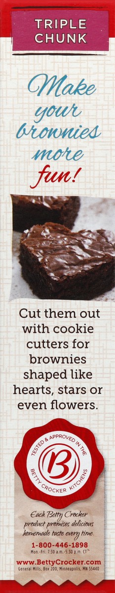 slide 3 of 4, Betty Crocker Delights Supreme Triple Chunk Brownie Mix, 18.9 oz